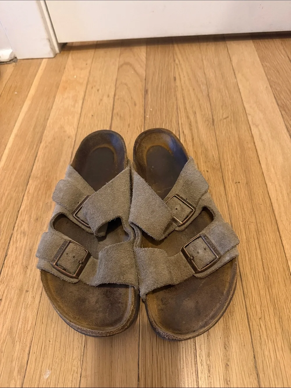Men’s Birkenstock Arizona Slide Sandals - Taupe